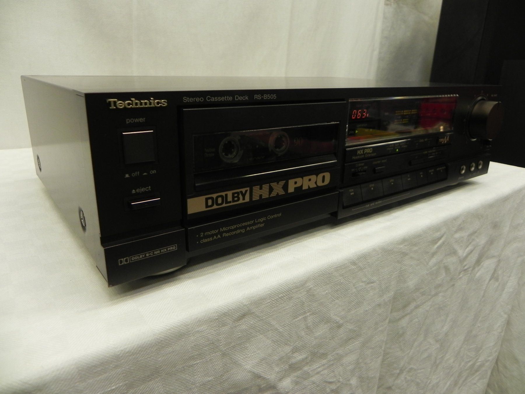 Technics Registratori: Technics RS-B505 Cassette Deck HX Pro Total Liquidation – Usato da Basel venduto da Life-Style-Art 4