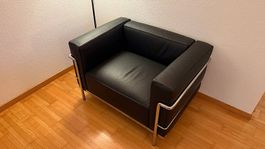 CASSINA LC3 Sessel in Schwarz