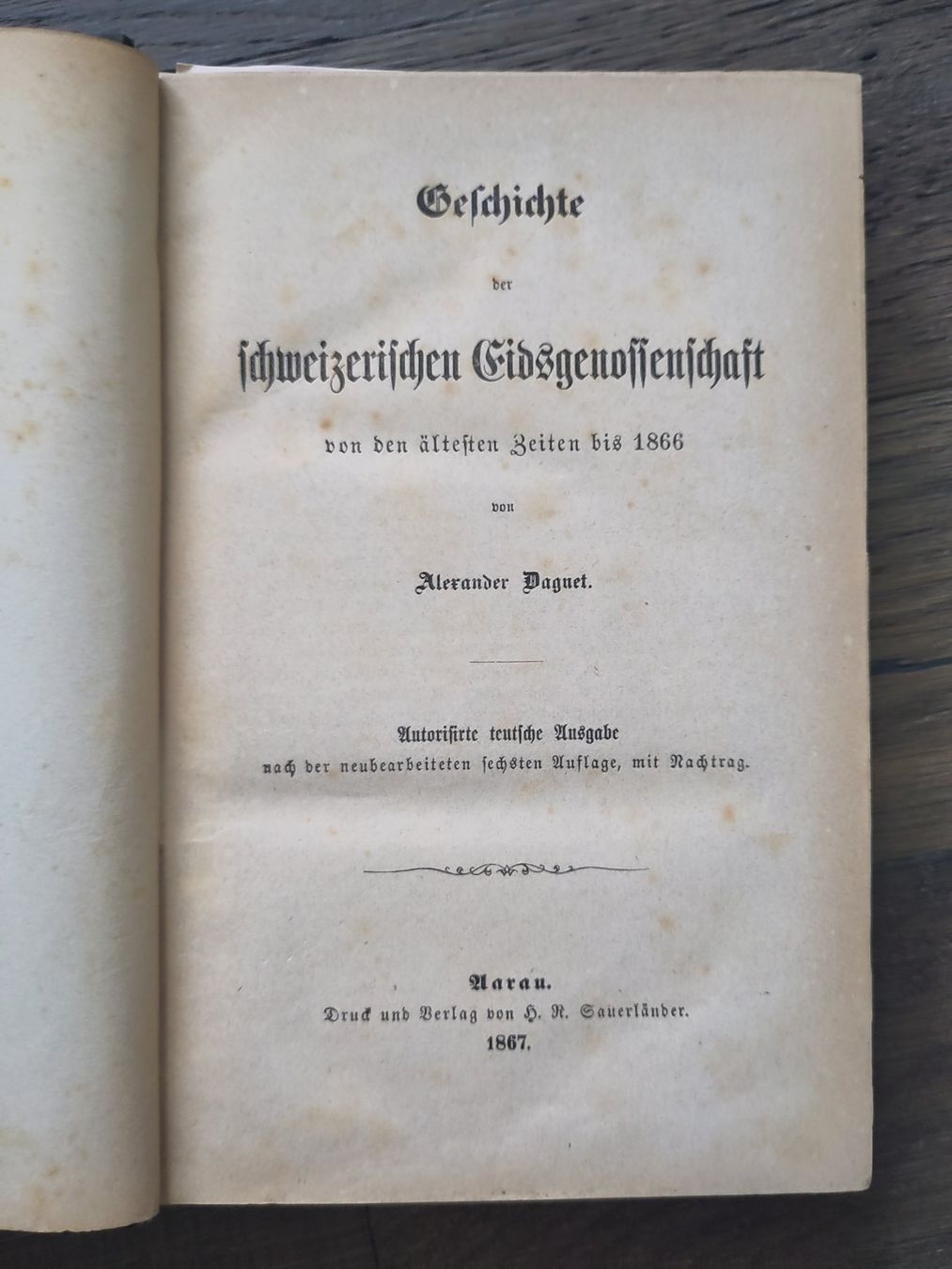 Libri: Geschichte der schweiz. Eidgenossenschaft / Daget / 1867 – Usato da Brig venduto da fra_6k8j 1
