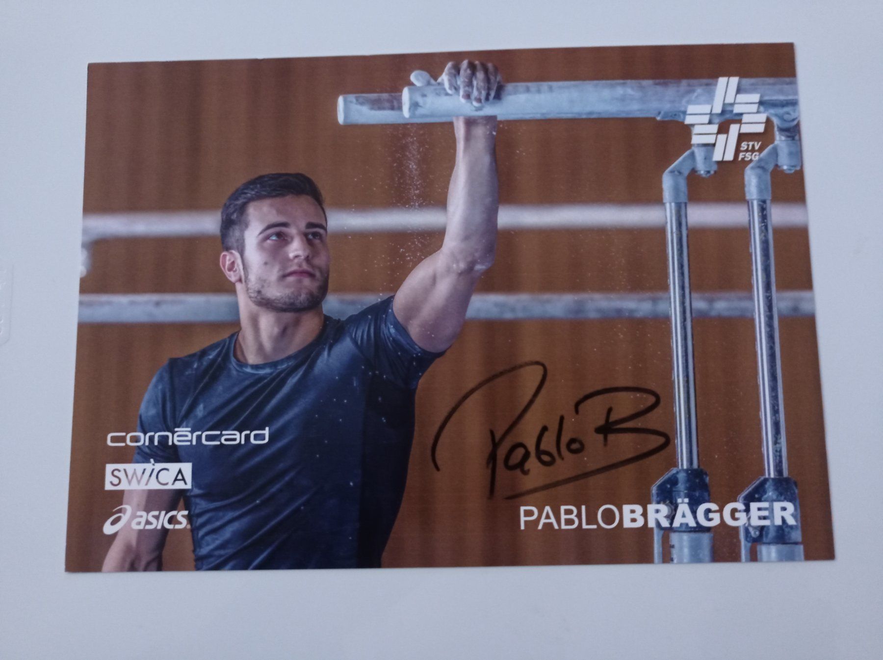 Autografi: Pablo Brägger original signierte Autogrammkarte – Usato da Menziken venduto da Autogramme