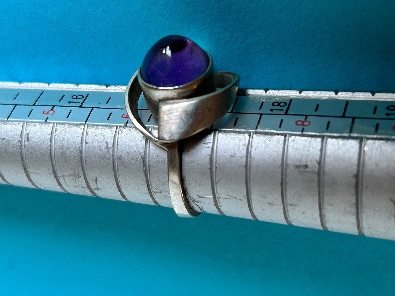 Anelli: silberring VIOLETTE Amethyst KUGEL (54) – Usato da Dittingen venduto da Bellevista 3