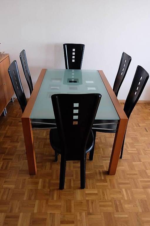 Set di tavolo e panche: Table ligne Roset – Usato da Bôle venduto da Lemon