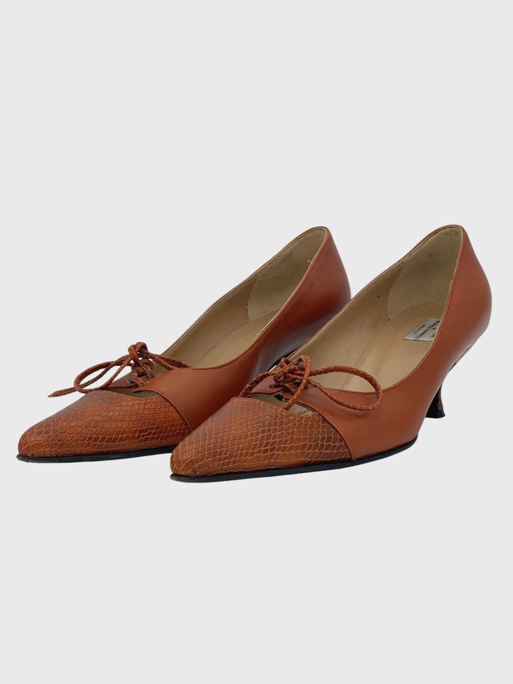 Damenschuhe: Alberta Ferretti Leather Pump EU 37 Braun – Gebraucht aus Zürich von shoe_shop 2