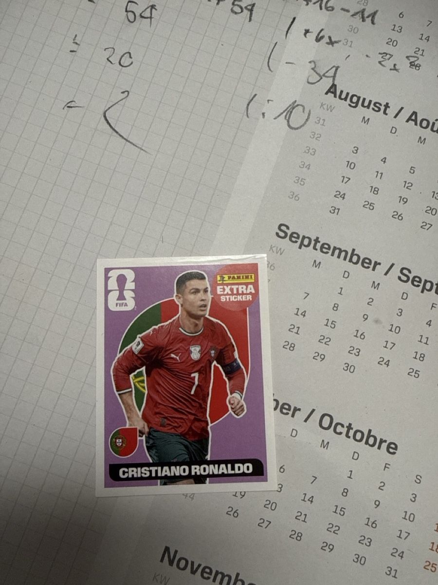 Panini Sammelbilder & Trading cards: Cristiano Ronaldo extra Sticker  – Neu (gemäss Beschreibung) aus Appenzell Meister. von ROMDIE10