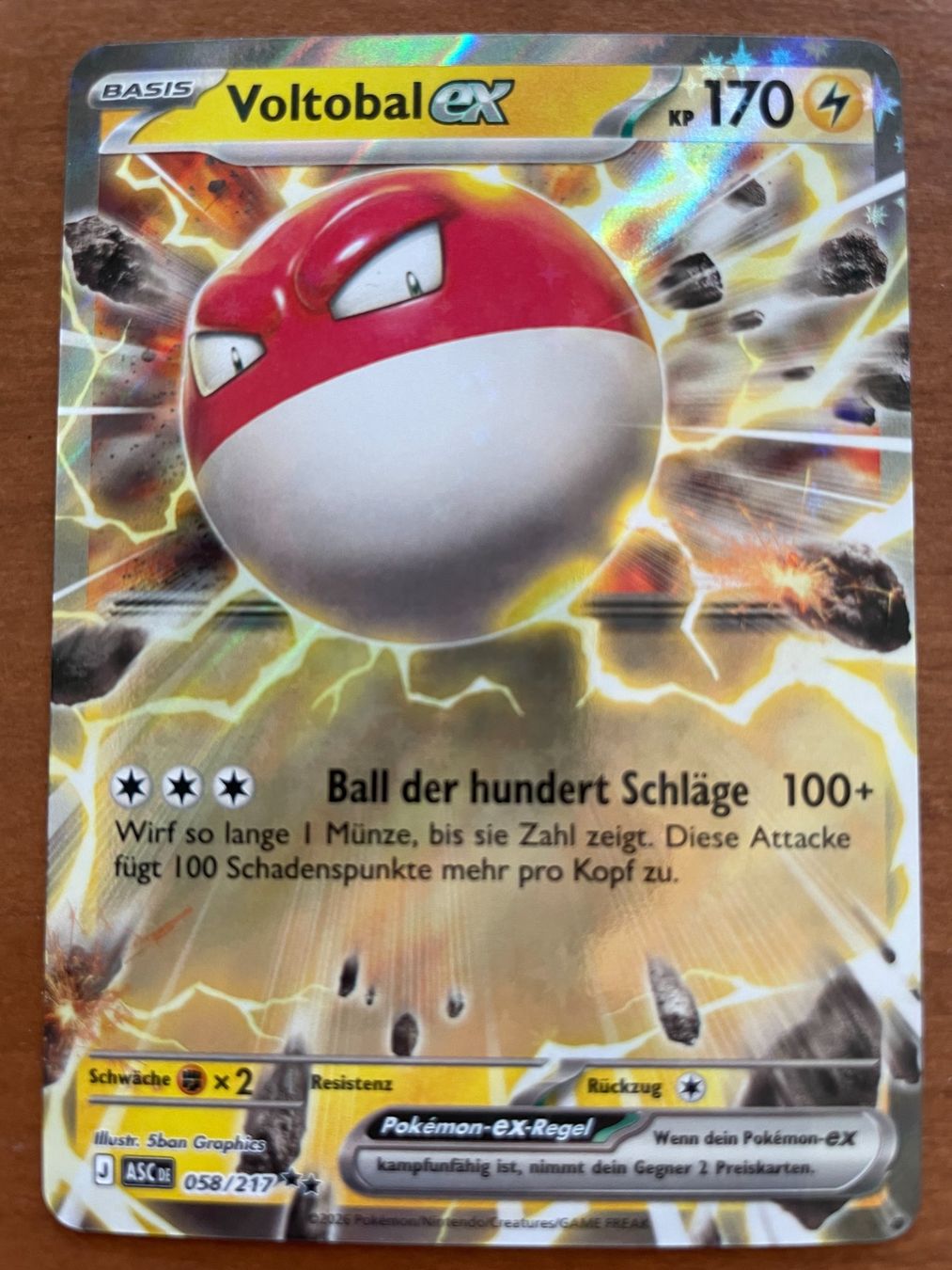 Pokémon Carte collezionabili: Pokemon Voltobal eX (Versand gratis) – Nuovo (secondo la descrizione) da Chur venduto da Angerson