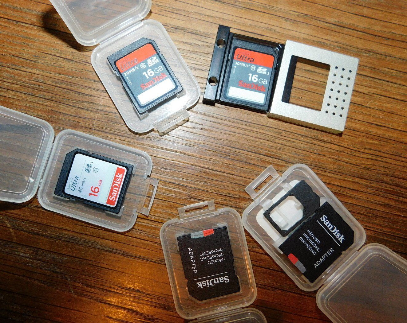 Cartes mémoire: SD Speicherkarten, 5 x 16 GB – D'occasion à Villnachern par Niggo0 1