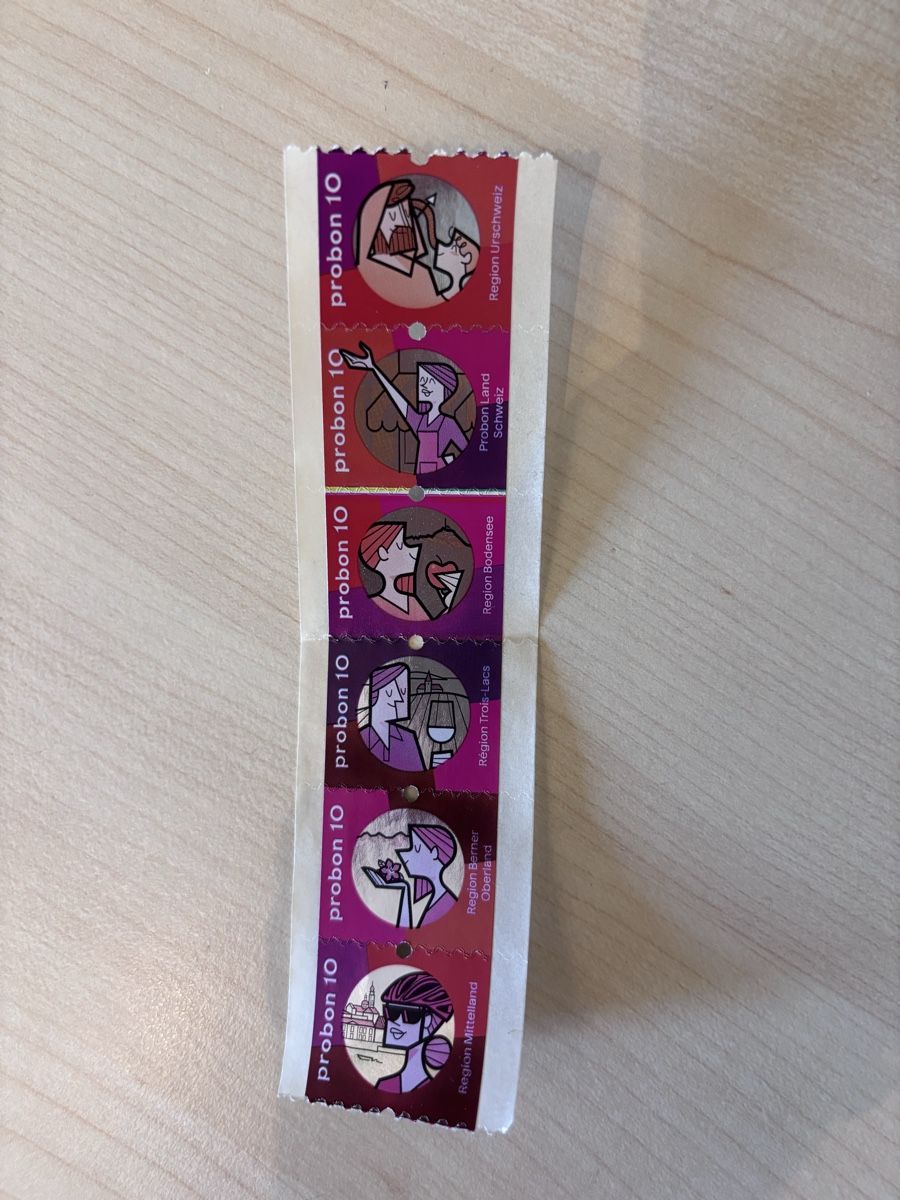 Sammelmarken & -punkte: 6x Probon 10 – Gebraucht aus Schöftland von Rbru