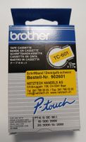 Brother Schriftband TC-601 12mm gelb-schwarz Neu