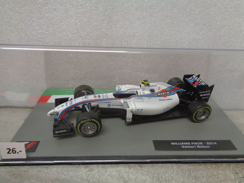 Collection De Voitures F1 1/43 - Williams FW36 2014 Valtteri Bottas Voiture #92