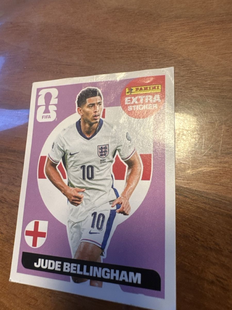 Panini Carte collezionabili: Jude Bellingham extra sticker panini normal 2026 – Usato da Zürich venduto da peg_l7wc