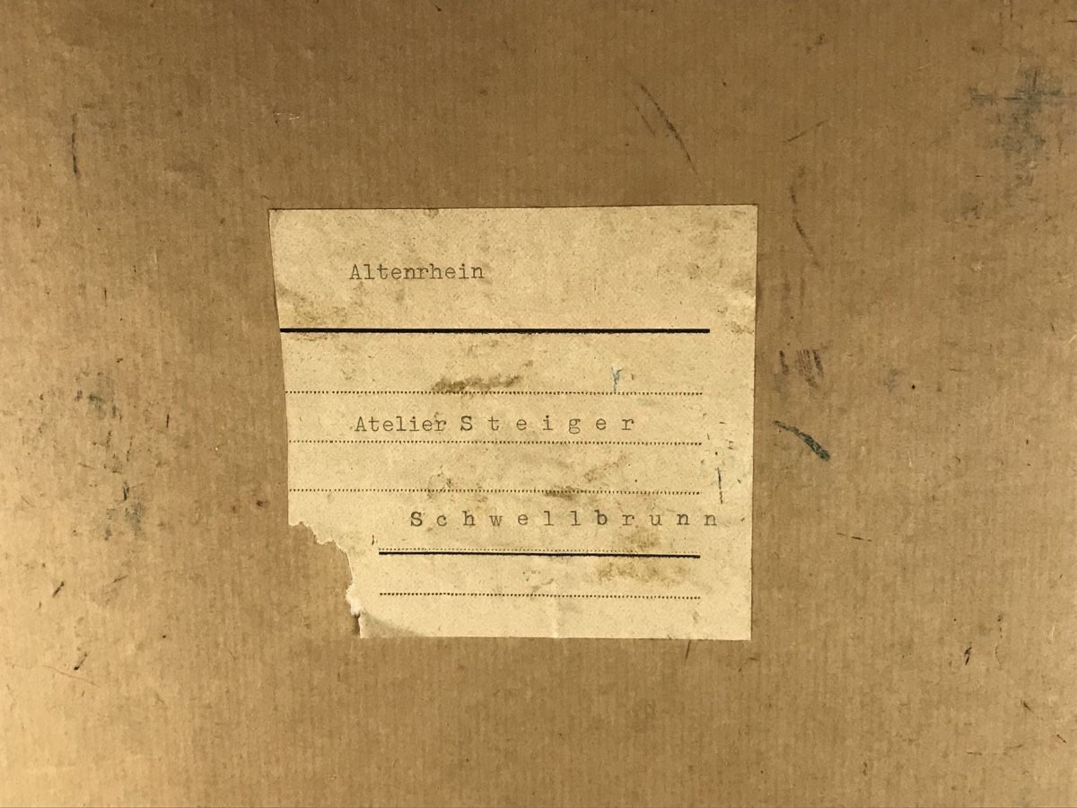 Gemälde: STEIGER JAKOB  1947 Altenrhein – Gebraucht aus Wolfhalden von SecondAntique 7