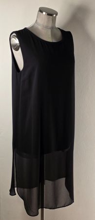 40 M HALLHUBER leichtes Chiffon Hängerchen Tunika Sommerklei