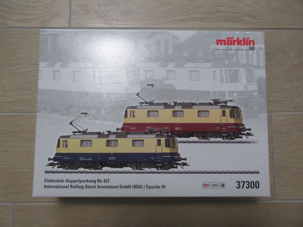Märklin, coffret de deux locomotives électrique Re421 (Neuf avec ...