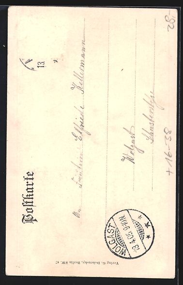 Cartoline postali: Grusskarten-AK Anklam, Nikolaikirche – Usato da Berlin venduto da bartko-reher 1