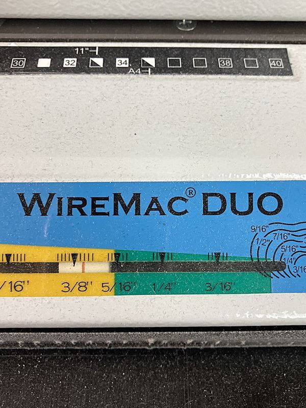 Macchine rilegatrici: WARRIOR | WireMac Duo | Drahtbindemaschine – Usato da Wittenbach venduto da Restwert_St-Gallen 4