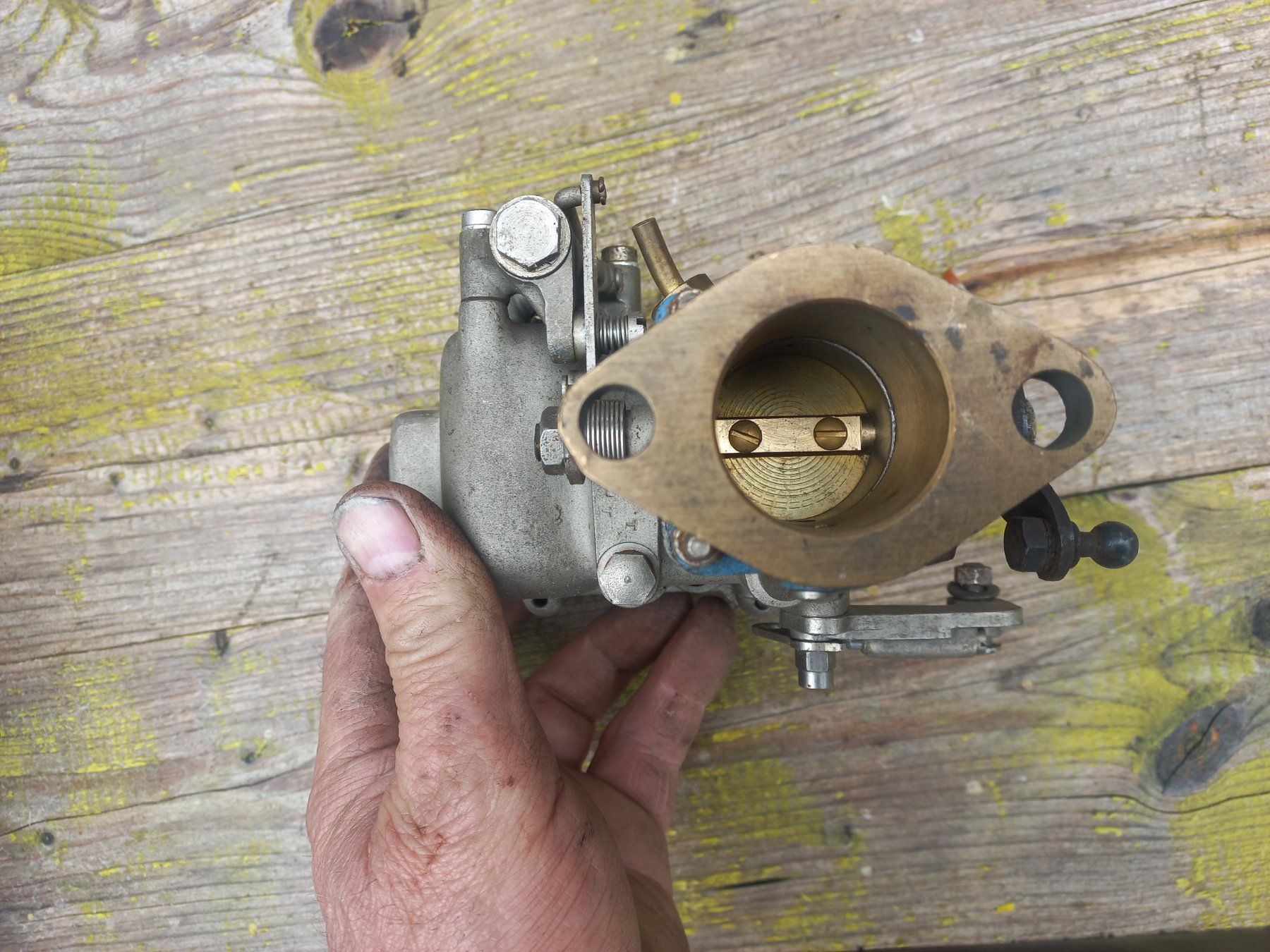 Tutti pezzi di ricambio auto: rarer Oldtimer Messing / Bronze Vergaser WEBER Tipo 32 DRP 3 – Usato da Dulliken venduto da Dullikenlerchclassic 4