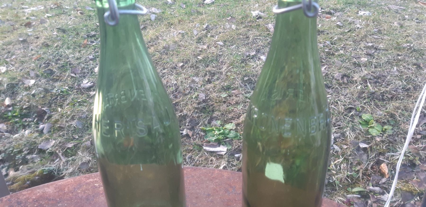 Gläser, Krüge & Flaschen: 5 x Kronen - Bräu Herisau Bierflaschen – Gebraucht aus Wolfhalden von Quiria68 2