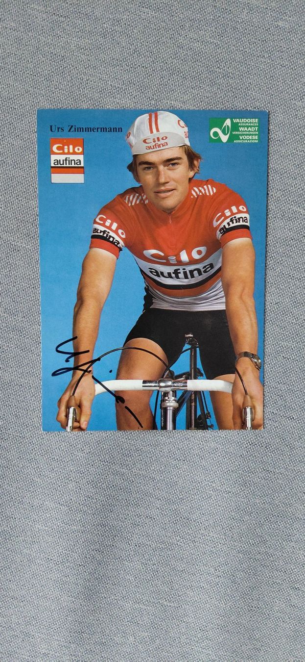 Autografi: Autogrammkarte Urs  Zimmermann – Usato da Schmerikon venduto da Olympia04