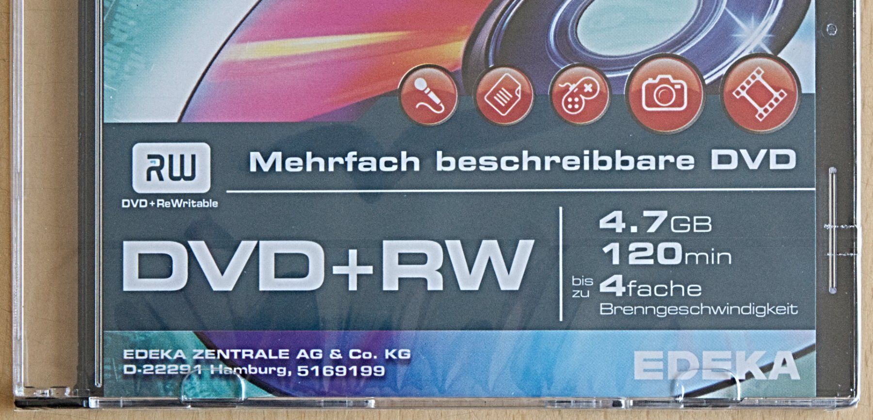 Tutti i DVDs: 5  DVD-RW Rohlinge (rewritable) – Nuovo e nell'imballaggio originale da Rüti ZH venduto da Noldisax 2