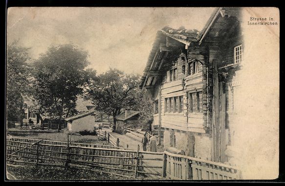 Ansichtskarten: AK Innertkirchen, Straße in der Ortschaft – Gebraucht aus Berlin von bartko-reher