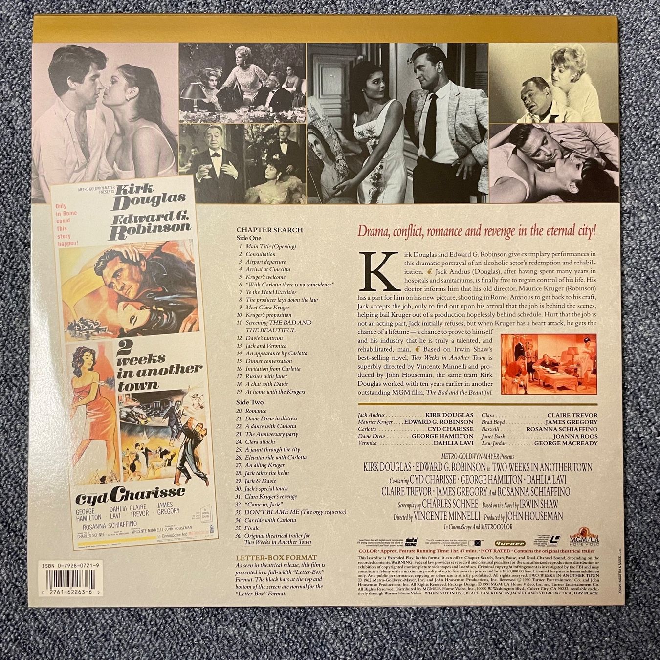 Tutti i DVDs: Two Weeks In Another Town - LASER DISC - Englisch Orig. – Usato da Stans venduto da Brode 1