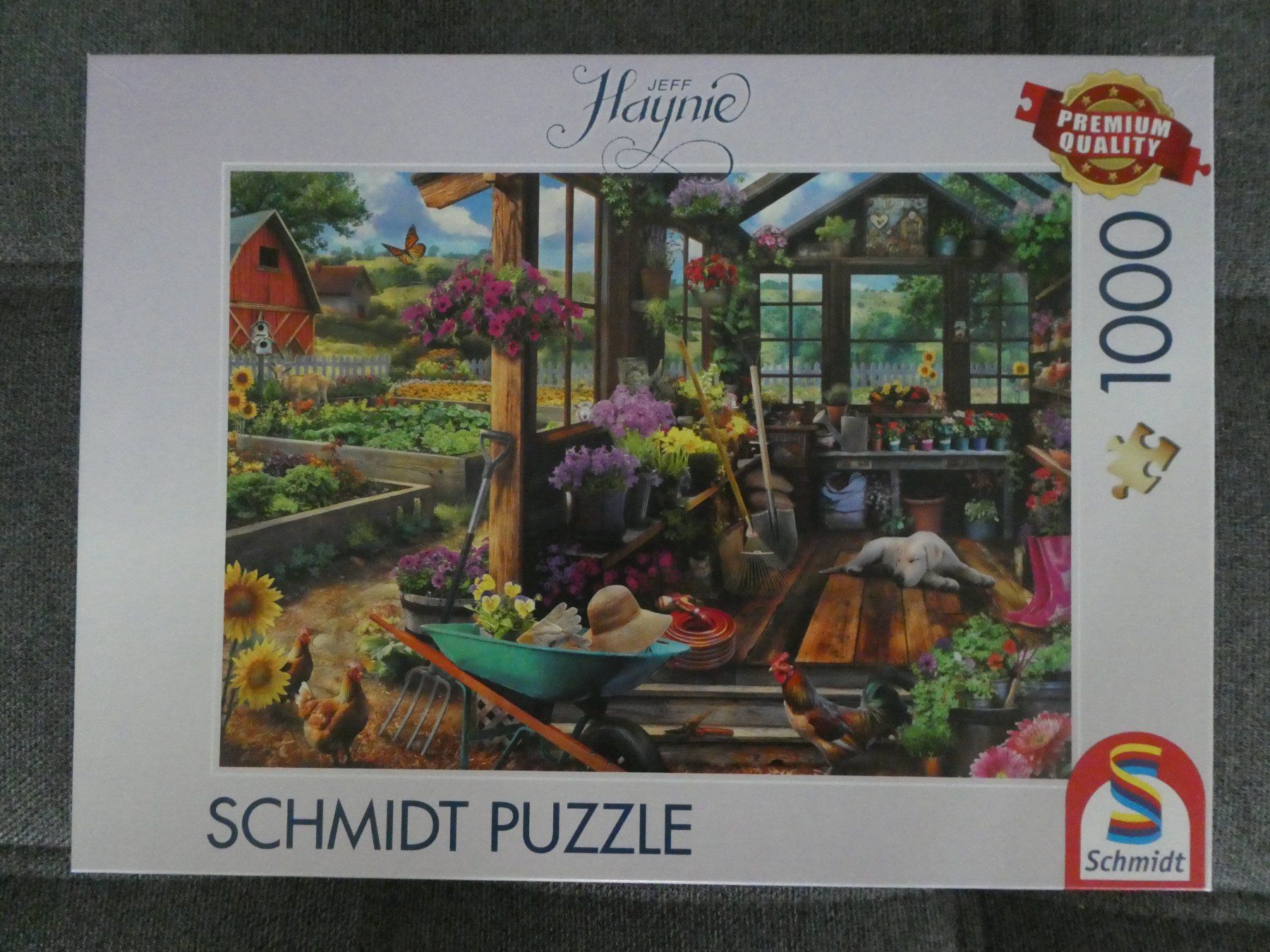 Puzzles: Gartenhaus Schmidt-Puzzle 1'000 Teile – Neu (gemäss Beschreibung) aus Steinhausen von Aktion
