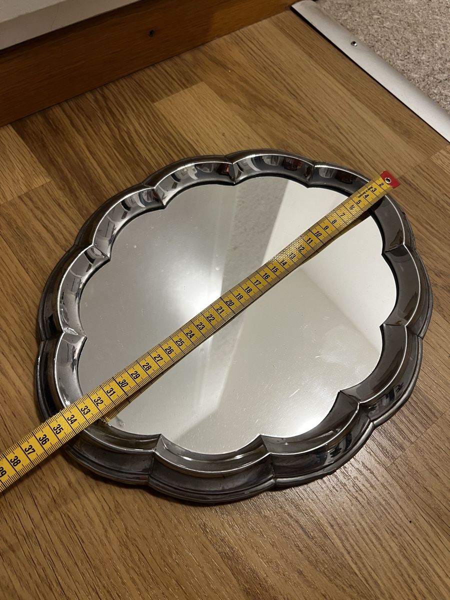 Servierplatten: Serviertablett mit Spiegel und Holzboden – Gebraucht aus Ostermundigen von s_jaja 1