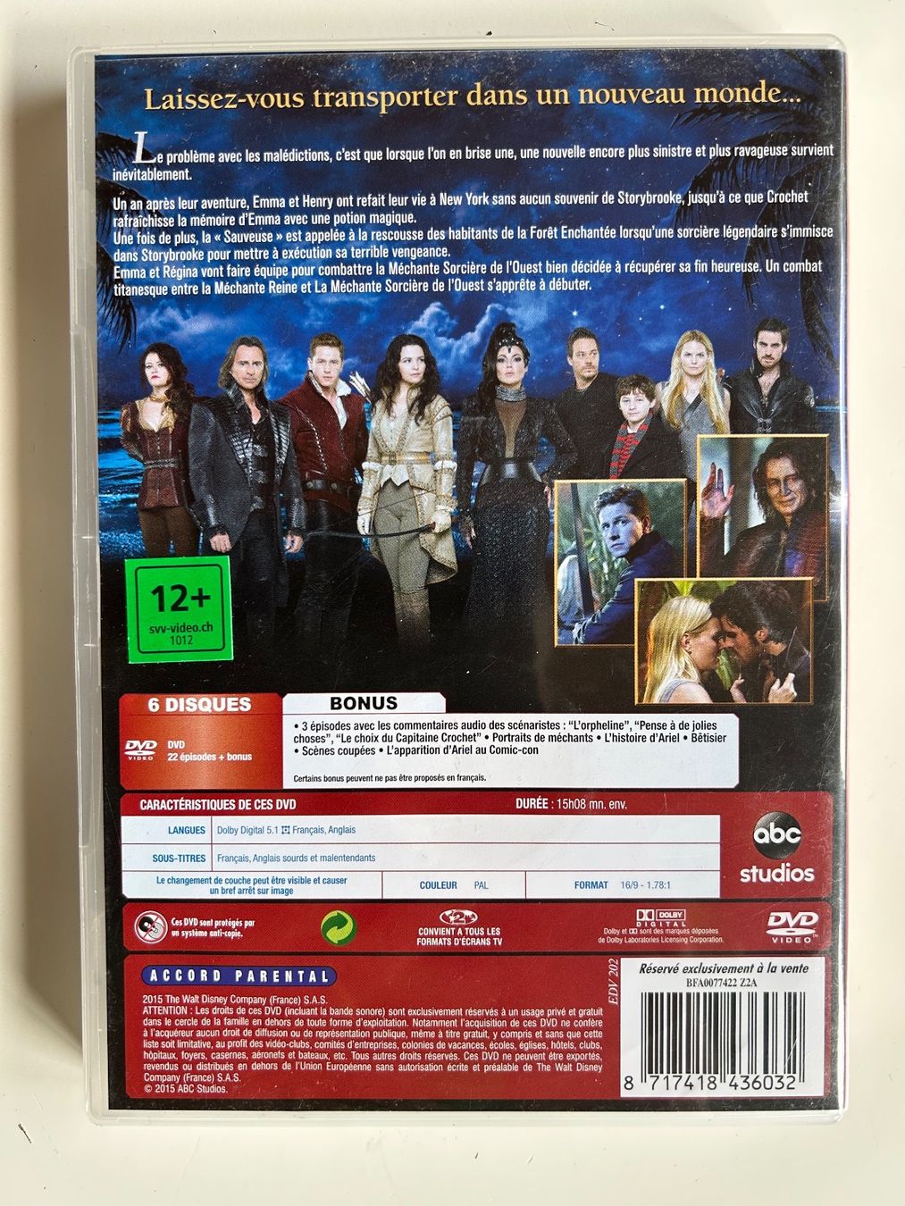 Alle DVDs: ONCE UPON A TIME SAISON 3 – Gebraucht aus St-Cierges von Crisi53 1