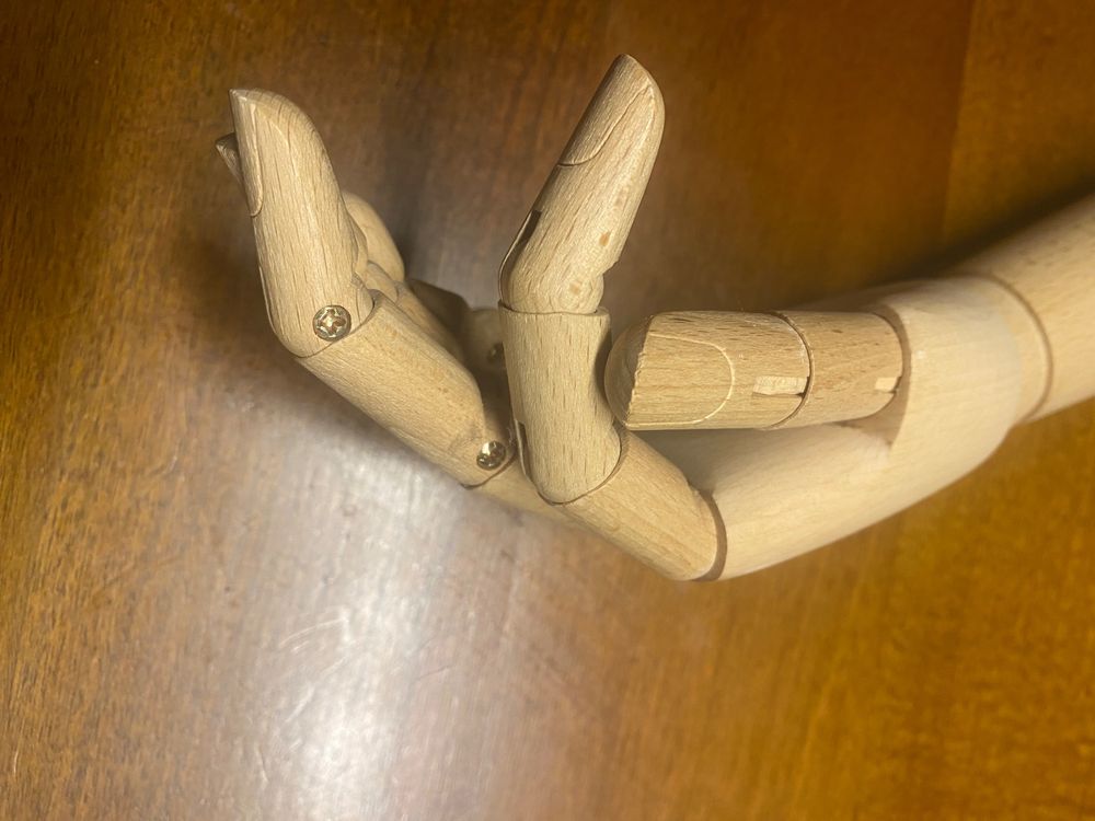 Schaufensterpuppe,Arme Hände Holz Finger beweglich,steht-577 9