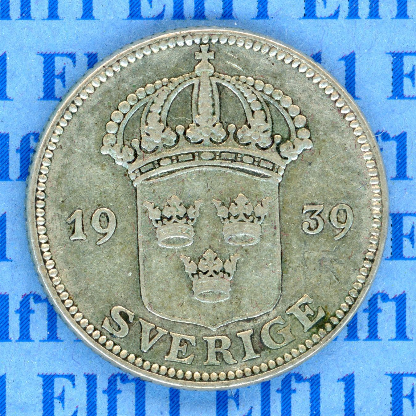Alle Münzen: SEK___0.50 1939 ss-vz 50 Öre – Gebraucht aus Widnau von Elf11