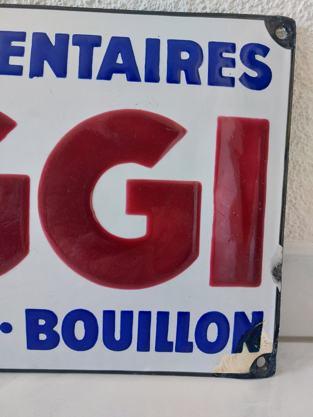 Maggi Insegne: Altes Emailschild Maggi Plaque émaillée – Usato da Schenkon venduto da TG10 3