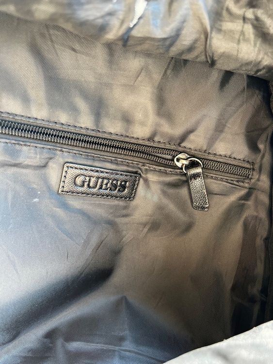 Guess Zaini: Guess Rucksack, schwarz-braun – Difettoso da Riehen venduto da ann_76jw 3