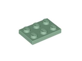 LEGO - 50x Sand Green Plate 2x3 - 3021 - NEW