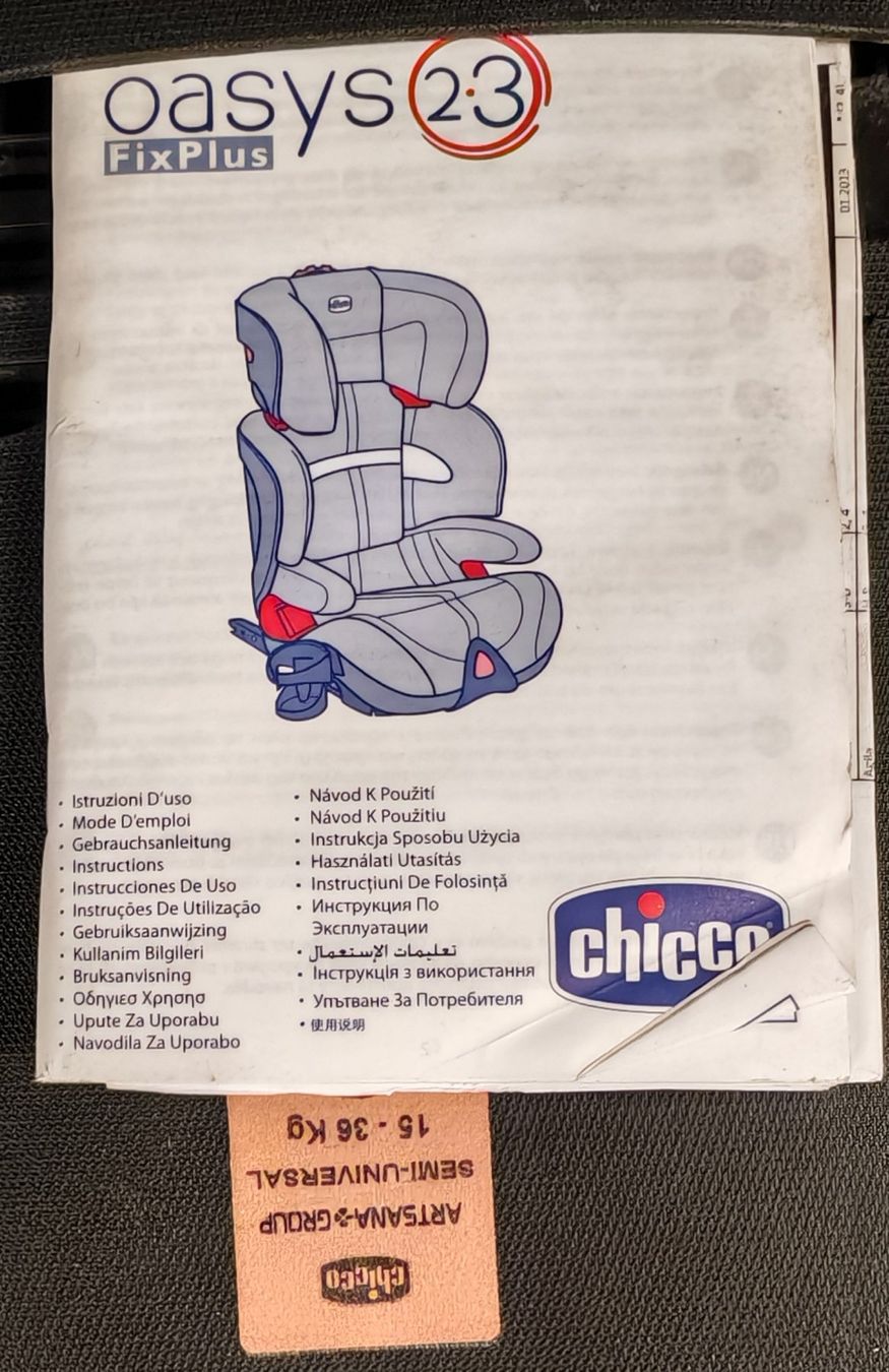 Chicco Auto-Kindersitze: Chicco Oasys 2-3 FixPlus Kindersitz mit ISOFIX – Gebraucht aus Samstagern von Nermal 3