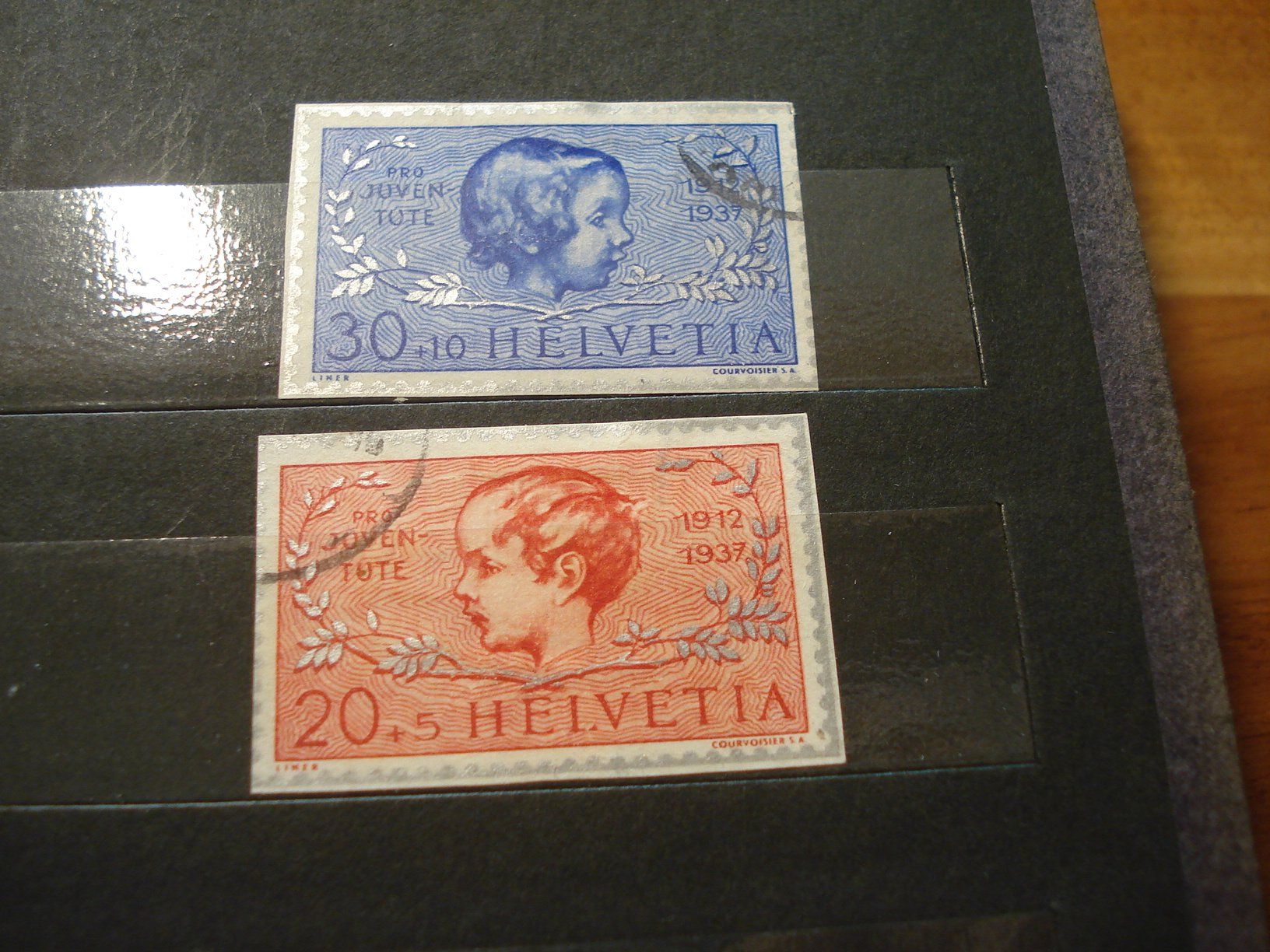 Tous les timbres: Pro Juventute Satz Blockausschnitte 1937, gestempelt – D'occasion à Niederwil AG par morostahu