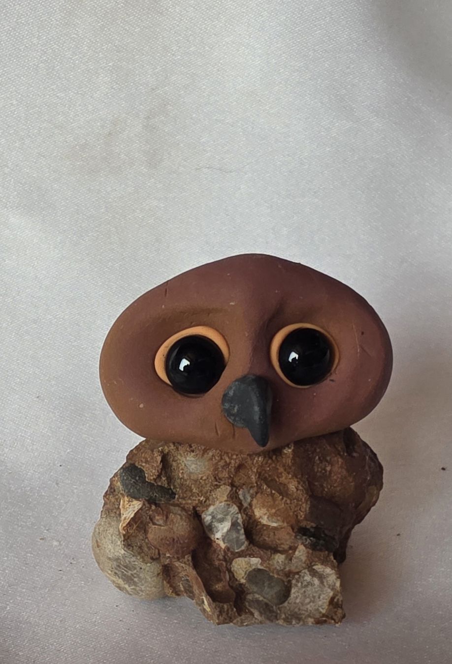 Statuette: Eule Figur Naturstein Handgemacht – Nuovo (secondo la descrizione) da Rickenbach BL venduto da nicole611