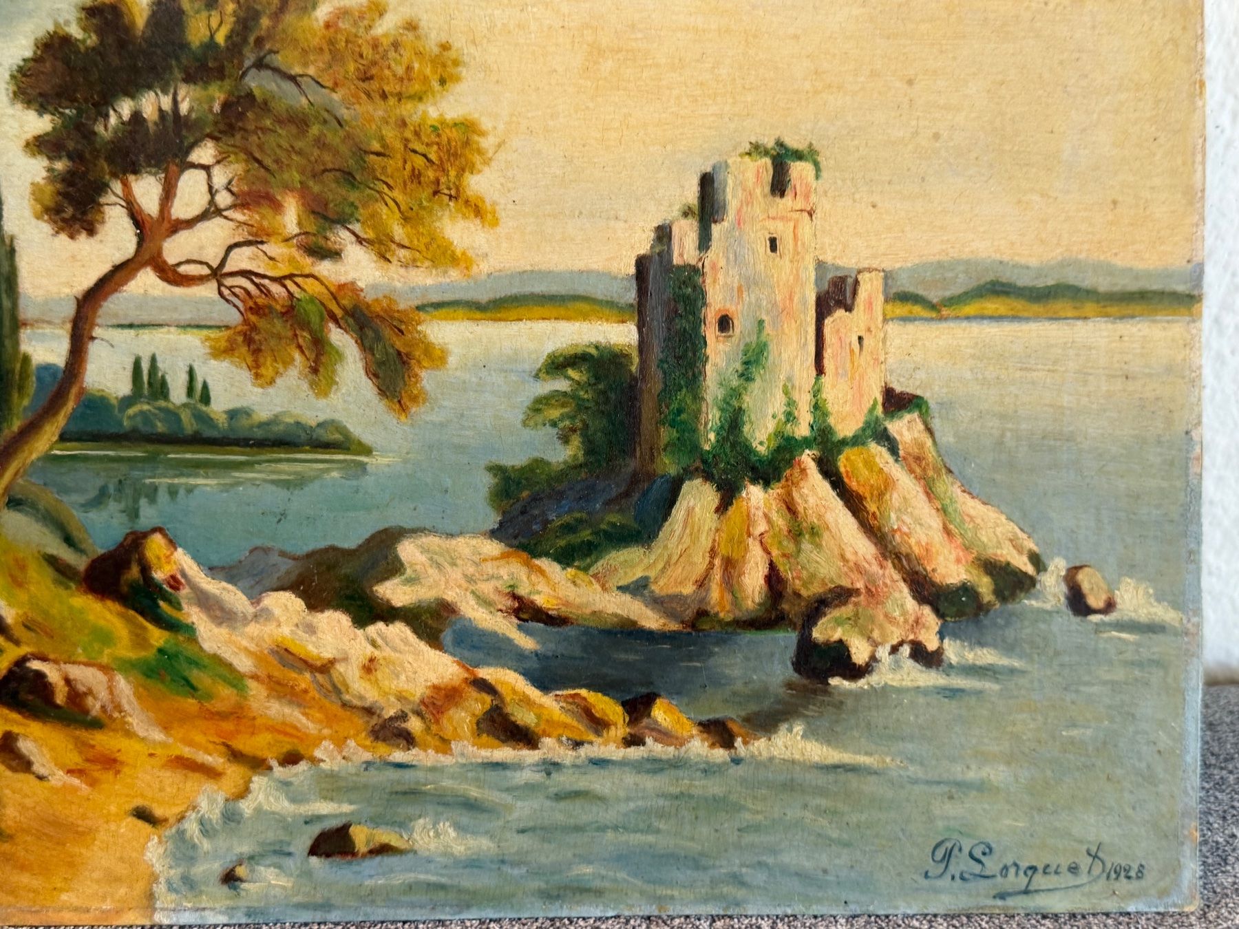 Dipinti: P. Lorquet- 1928 - Original Gemälde – Usato da Basel venduto da PAUL_ART 2