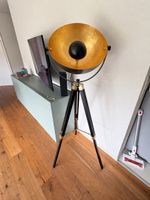 Stehleuchte - Dreifuss gold/schwarz