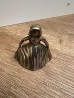 Antike Zinn Glocke Trachtenpuppe, Sammlerstück, Rarität
