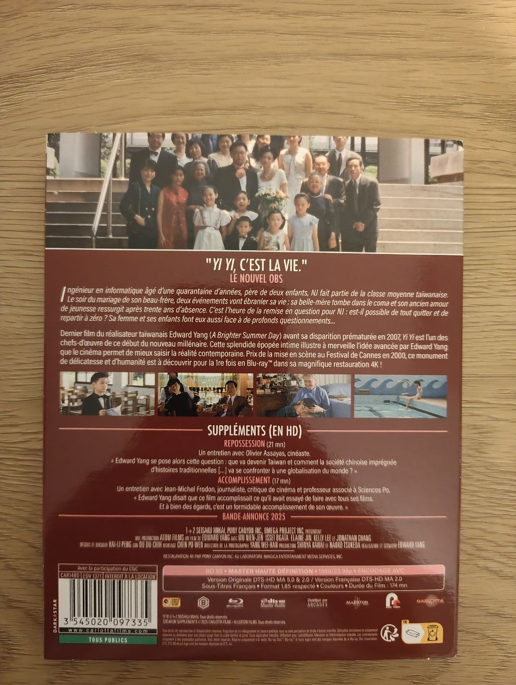 Tous les DVDs: Yi-Yi – Neuf (Voir description) à Marly par Punisher1868 1