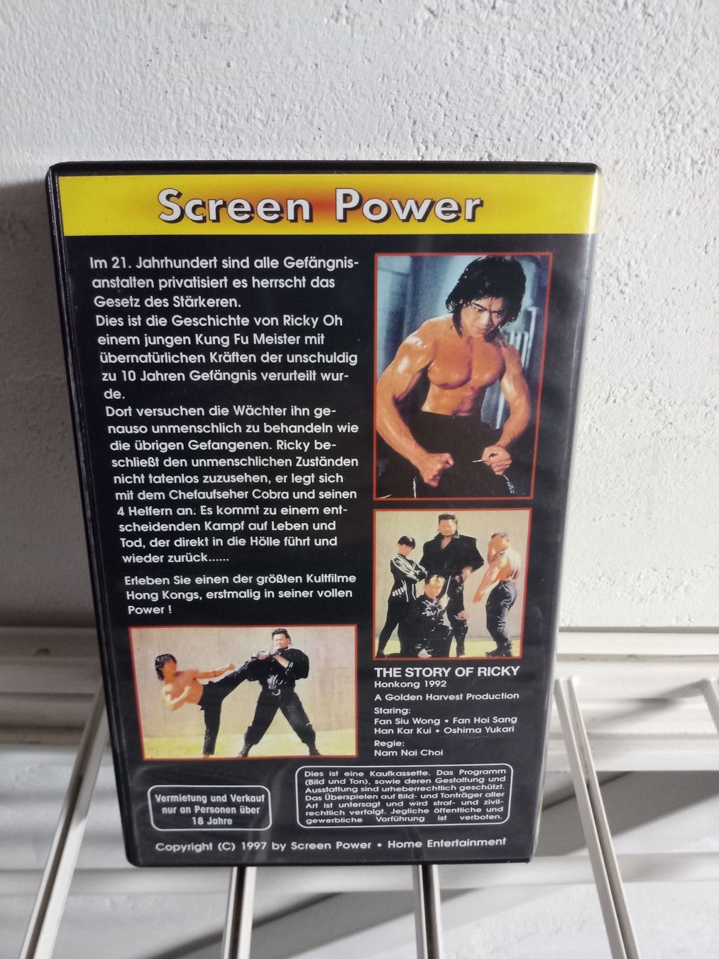 VHS STORY OF RICKY SCREEN POWER VIDEO HORROR SPLATTER GORE (Gebraucht ...