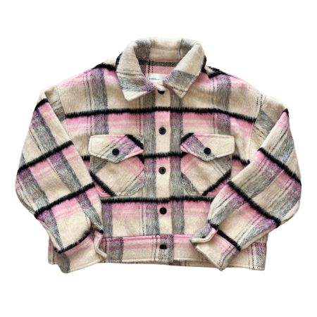 [New] Pink & Beige InWear Plaid Jacket (Size 34)
