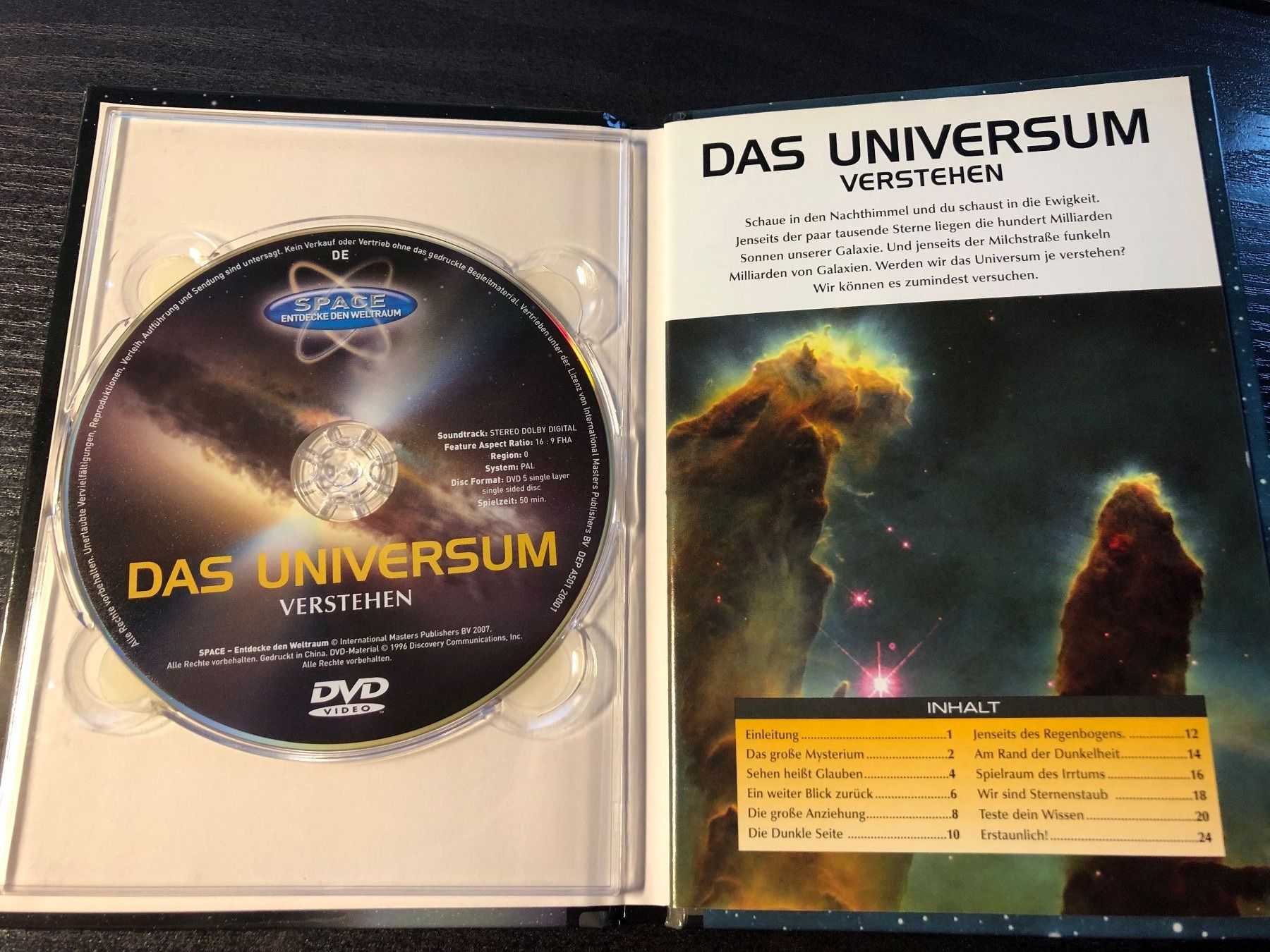 Tutti i DVDs: DVD "Das Universum verstehen" SPACE – Usato da Schübelbach venduto da Dolly990_2 2