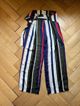 ANNARITA N - Culotte Hose bunt gestreift 36