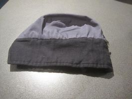 Mütze grau/schwarz, One Size