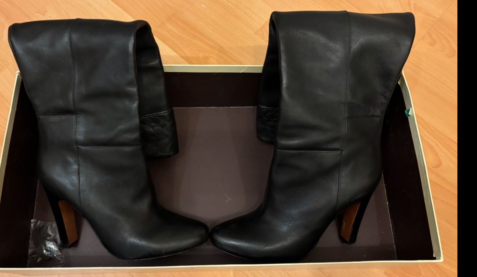 Scarpe da donna: Coach Harper Overknee Stiefel Leder Grösse 41 – Usato da Lüchingen venduto da mag_8r9c 1