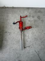Fasspumpe mit Auffangwanne Oldtimer-Handpumpe