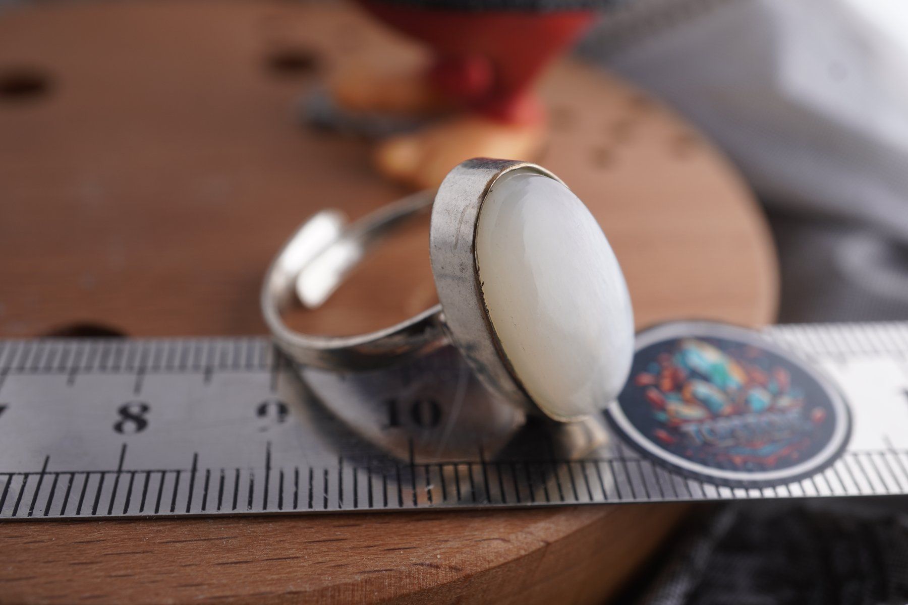 Minéraux & Lithothérapie: Indischer Mondstein    ring Grösse  Variabel     (Räumung!) – Neuf avec emballage d'origine à Eschenbach SG par topstone 1