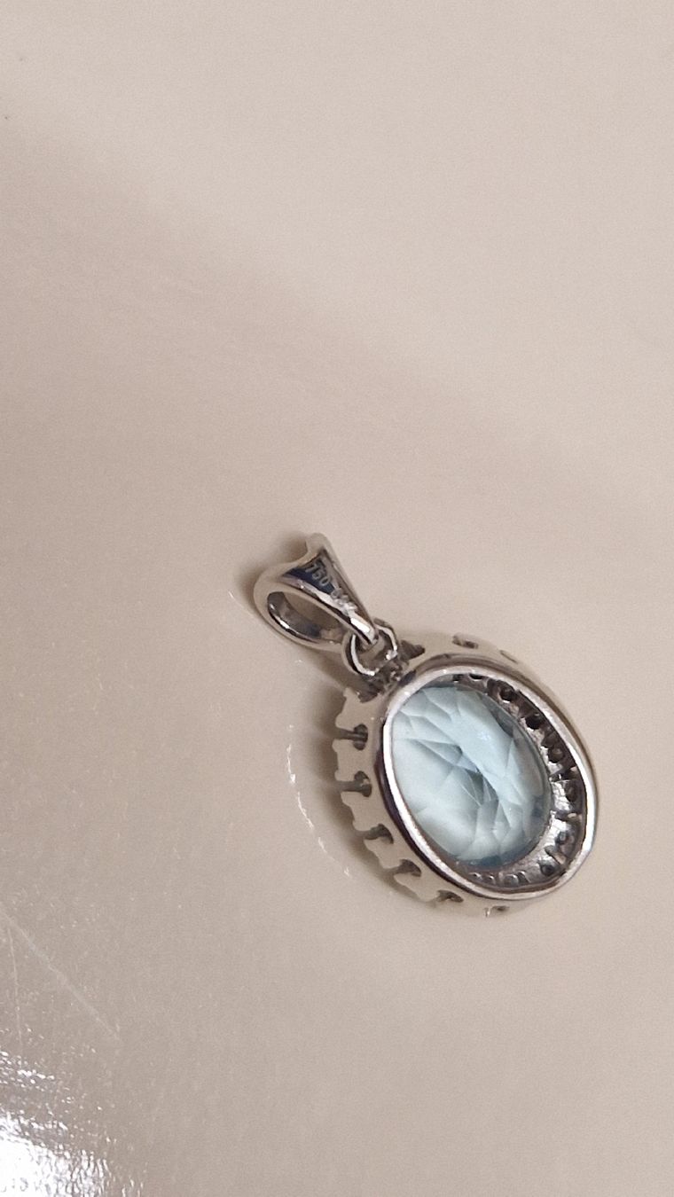 Ciondoli: pendentif aigue-marine – Usato da Collombey venduto da Preloveditems 2