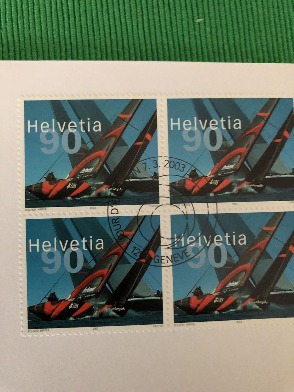 Tutti i francobolli: 2003 Sondermarke Alinghi – Usato da Horw venduto da Luki49 1